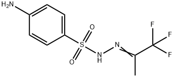 4-amino-N-(1,1,1-trifluoropropan-2-ylideneamino)benzenesulfonamide
