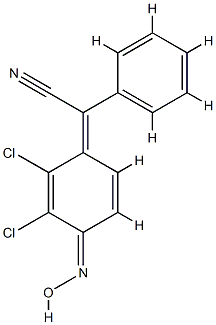 α-[2,3-Dichloro-4-(hydroxyimino)-2,5-cyclohexadien-1-ylidene]benzeneacetonitrile