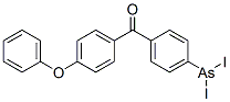 (4-diiodoarsanylphenyl)-(4-phenoxyphenyl)methanone