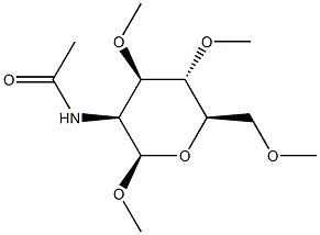 Methyl 2-(acetylamino)-2-deoxy-3-O,4-O,6-O-trimethyl-β-D-mannopyranoside