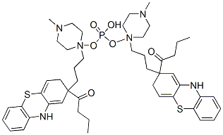 bis[1-[3-[2-(1-oxobutyl)-10H-phenothiazin-2-yl]propyl]-4-methylpiperazin-1-yl] phosphate