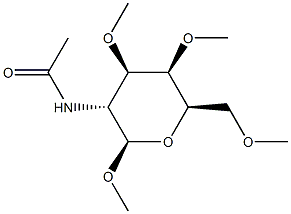 Methyl 2-(acetylamino)-2-deoxy-3-O,4-O,6-O-trimethyl-β-D-galactopyranoside
