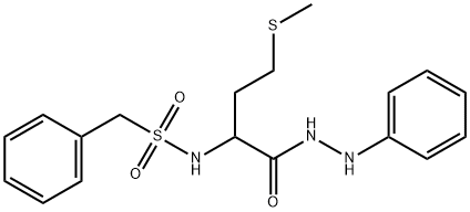 N-[1-(anilinocarbamoyl)-3-methylsulfanyl-propyl]-1-phenyl-methanesulfo namide