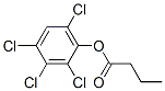 Butyric acid 2,3,4,6-tetrachlorophenyl ester