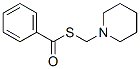 Thiobenzoic acid S-(1-piperidinylmethyl) ester