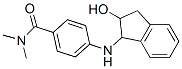 4-[(2-hydroxy-2,3-dihydro-1H-inden-1-yl)amino]-N,N-dimethyl-benzamide