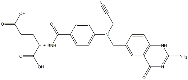 N(10)-(cyanomethyl)-5,8-dideazafolic acid
