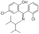 4-Chloro-2-((2-chlorophenyl)((2-methyl-1-(1-methylethyl)propyl)imino)m ethyl)phenol