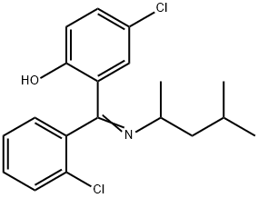 (6Z)-4-chloro-6-[(2-chlorophenyl)-(4-methylpentan-2-ylamino)methyliden e]cyclohexa-2,4-dien-1-one