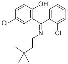 4-Chloro-2-((2-chlorophenyl)((3,3-dimethylbutyl)imino)methyl)phenol