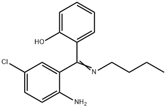Phenol, 2-((2-amino-5-chlorophenyl)(butylimino)methyl)-