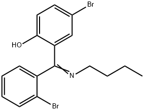 2-(n-Butylimino-(2-bromophenyl)methyl)-4-bromophenol