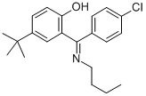 Phenol, 2-((butylimino)(4-chlorophenyl)methyl)-4-(1,1-dimethylethyl)-