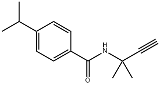 N-(2-methylbut-3-yn-2-yl)-4-propan-2-yl-benzamide