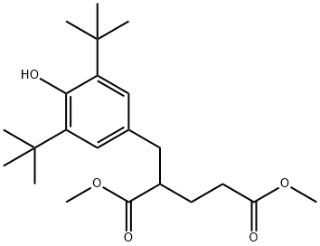 Pentanedioic acid, 2-((3,5-bis(1,1-dimethylethyl)-4-hydroxyphenyl)meth yl)-, dimethyl ester