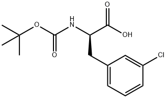 N-叔丁氧羰基-D-3-氯苯丙氨酸