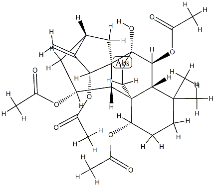 7α,20-Epoxykaur-16-ene-1α,6β,7β,11α,15β-pentol 1,6,11,15-tetraacetate