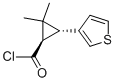 Cyclopropanecarbonyl chloride, 2,2-dimethyl-3-(3-thienyl)-, trans- (9CI)