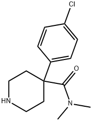 4-(4-chlorophenyl)-N,N-dimethylpiperidine-4-carboxamide