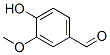 4-hydroxy-3-methoxy-benzaldehyde
