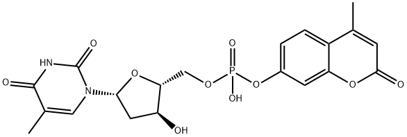 4-methylumbelliferyl thymidine 5'-phosphate