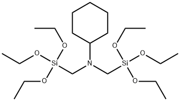 N,N-bis[(triethoxysilyl)methyl]cyclohexylamine