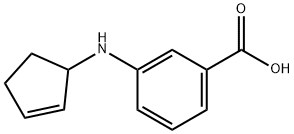 Benzoic acid, 3-(2-cyclopenten-1-ylamino)- (9CI)