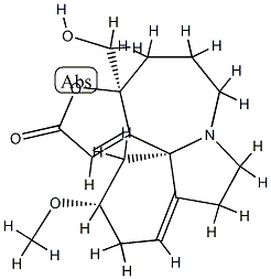 (3aS,13aS)-3aα-Hydroxymethyl-12α-methoxy-3a,4,5,6,8,9,11,12-octahydro-2H,13H-furo[3',2':3,4]azepino[2,1-i]indol-2-one