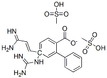 4-(beta-amidinoethenyl)phenyl-4-guanidinobenzoate dimethanesulfonate