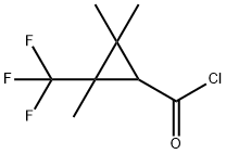 Cyclopropanecarbonyl chloride, 2,2,3-trimethyl-3-(trifluoromethyl)- (9CI)