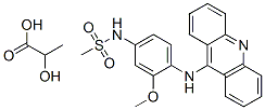 N-[4-(acridin-9-ylamino)-3-methoxy-phenyl]methanesulfonamide: 2-hydrox ypropanoic acid