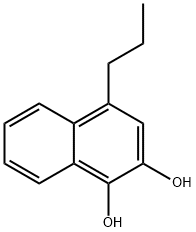 1,2-Naphthalenediol, 4-propyl- (9CI)