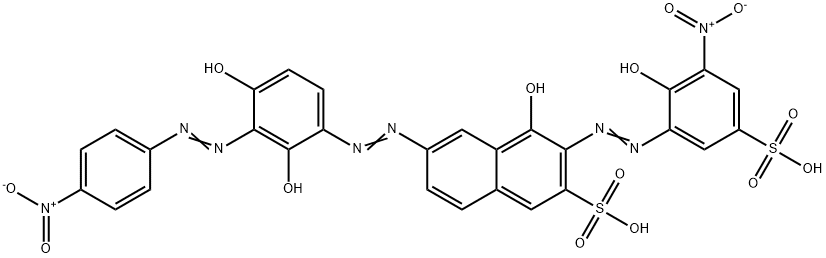 6-[[2,4-dihydroxy-3-[(4-nitrophenyl)azo]phenyl]azo]-4-hydroxy-3-[(2-hydroxy-3-nitro-5-sulphophenyl)azo]naphthalene-2-sulphonic acid