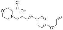 (E)-1-morpholin-4-yl-4-(4-prop-2-enoxyphenyl)but-3-en-2-ol hydrochlori de