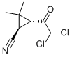 Cyclopropanecarbonitrile, 3-(dichloroacetyl)-2,2-dimethyl-, trans- (9CI)