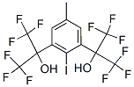1,1,1,3,3,3-hexafluoro-2-[3-(1,1,1,3,3,3-hexafluoro-2-hydroxy-propan-2 -yl)-2-iodo-5-methyl-phenyl]propan-2-ol