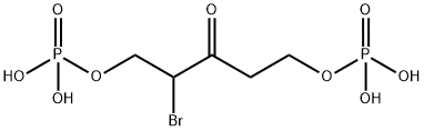 2-bromo-1,5-dihydroxy-3-pentanone 1,5-bisphosphate