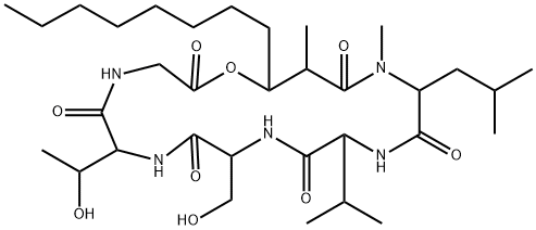 Cyclo[Gly-3-hydroxy*-2-methyl-1-oxoundecyl-N-methyl-L-Leu-L-Val-L-Ser-L-aThr-]