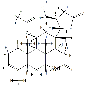 (13β,14α,17S,20R)-11α-(Acetyloxy)-7α,17,21-trihydroxy-4,8-dimethyl-1-oxo-24-nor-16,17-seco-5α-chol-3-ene-16,23-dioic acid 16,7:23,17-dilactone