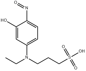 3-(N-ETHYL-3-HYDROXY-4-NITROSOANILINO) PROPANSULFONIC ACID