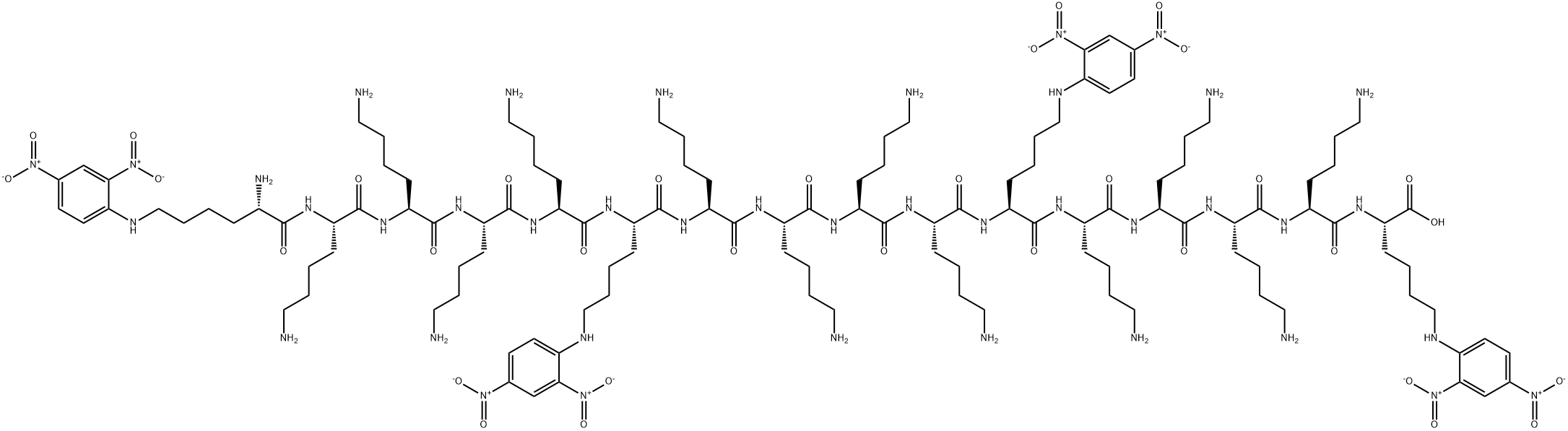 1,6,11,16-tetra-(epsilon-N-DNP)-L-lysine(16)