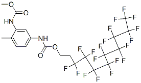 2-Methoxycarbonylamino-4-[(3,3,4,4,5,5,6,6,7,7,8,8,9,9,10,10,11,11,11-nonadecafluoroundecyl)oxycarbonylamino]toluene