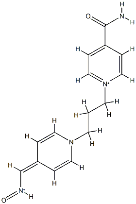 trimethylene-1-(4-aldoximinopyridinium)-1'-(4-carboxamidopyridinium)