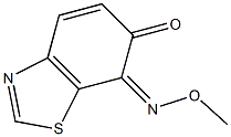 6,7-Benzothiazoledione,7-(O-methyloxime)(9CI)