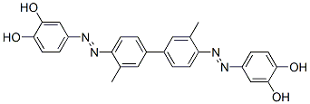4,4'-[(3,3'-Dimethyl[1,1'-biphenyl]-4,4'-diyl)bis(azo)]bispyrocatechol