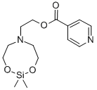 1,3-Dioxa-6-aza-2-silacyclooctane-6-ethanol, 2,2-dimethyl-, isonicotin ate (ester)