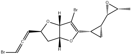 5-Bromo-3-(3-bromo-1,2-propadienyl)-8-[2-(3-methyloxiranyl)cyclopropyl]-2,7-dioxabicyclo[4.2.0]oct-5-ene