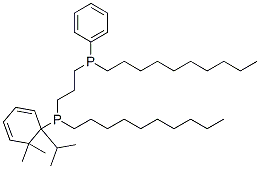 1-isopropyl-2,2-dimethylpropane-1,3-diylbis[(decyl)(phenyl)phosphine]