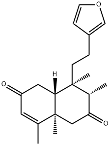 (3S)-4α-[2-(Furan-3-yl)ethyl]-1,3,4,4aα,5,8a-hexahydro-3β,4,8,8aβ-tetramethylnaphthalene-2,6-dione