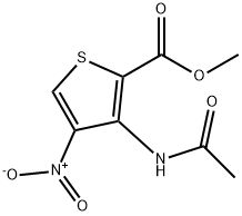 3-乙酰氨基-4-硝基噻吩-2-羧酸甲酯